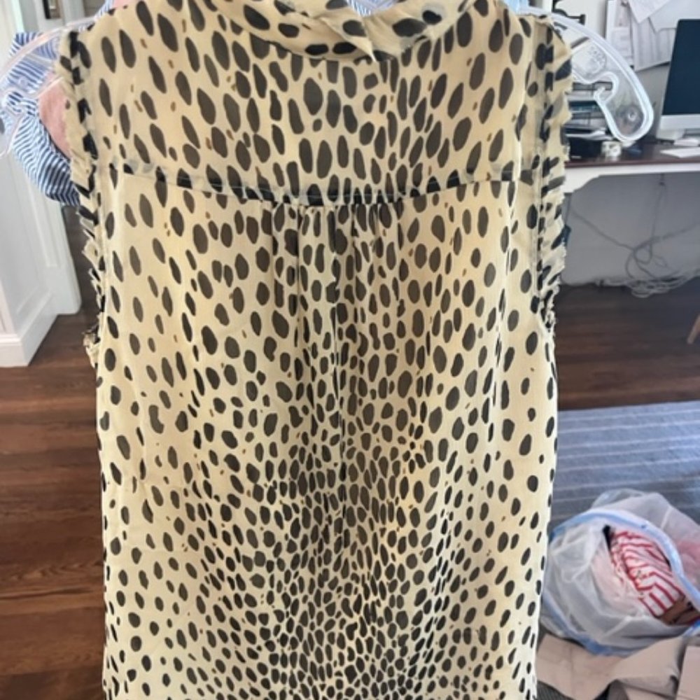 J Crew Leopard Top - Picture 2 of 3